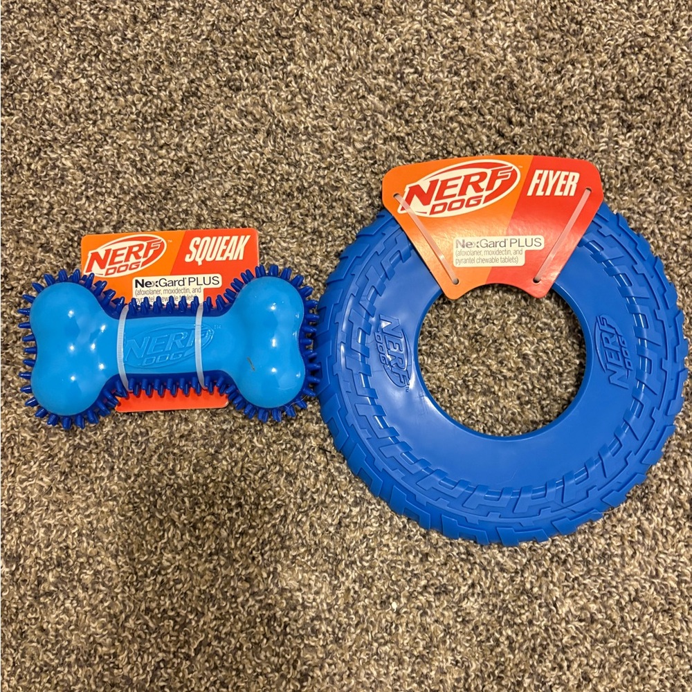 Brand new Nerf dog toys